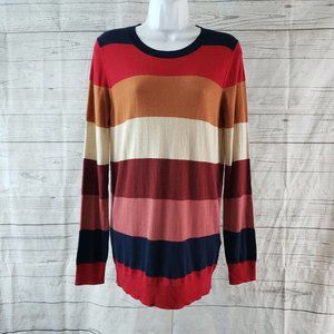 Splendid‎ Womens Maternity Sweater Sz Small Multicolor Striped Long Sleeve